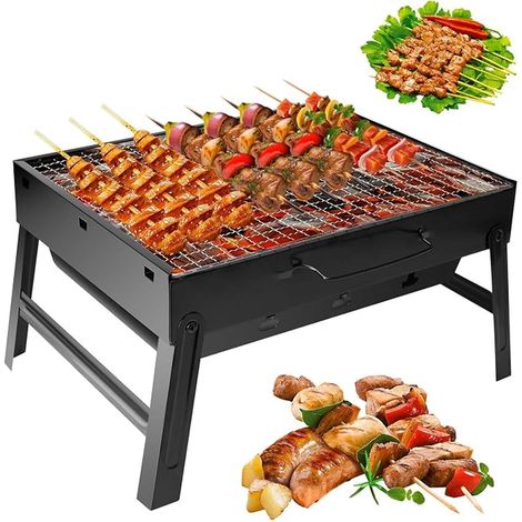 Mini Foldable Barbecue – Table and Camping Barbecue (1/5)