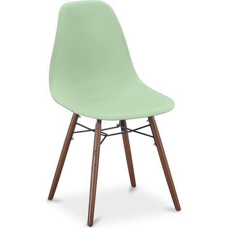 Sedie da Pranzo - Design Scandinavo - Gambe in Legno Scuro - Skögur