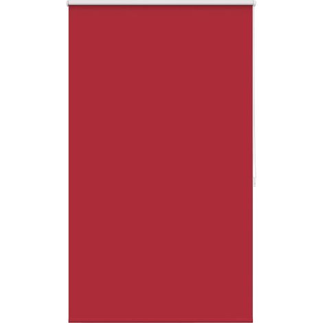 Tenda a rullo Tenda avvolgibile oscurante 124,4x175 cm Tessuto Larghezza 120 cm rosso (1/4)
