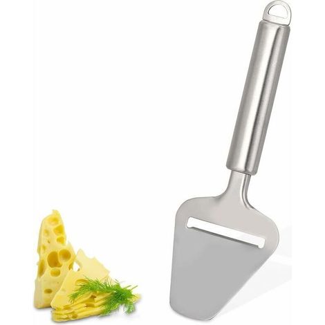 Coupe-fromage, coupe-fromage avec manche long pour bloc et fromage à pâte dure, acier inoxydable (1/5)