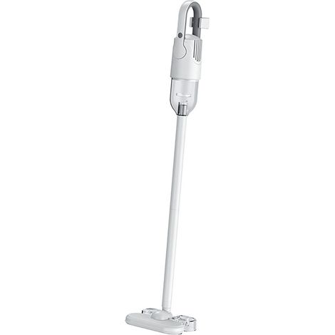 Aspirateur balai filaire puissant, aspirateur vertical à main avec réservoir d'eau et lingettes pour tapis, sols durs et poils d'animaux, blanc, prise US 110 V (1/5)