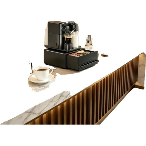 Compartimento para cápsulas de café, cajón deslizante, construcción metálica, 1 unidad (PE) (1/2)
