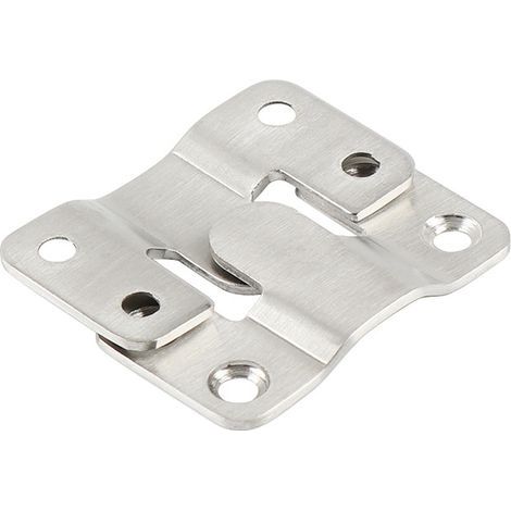 10 Pieces Concealed Recessed Mounting Brackets, Heavy Duty Interlocking Suspension Brackets, Furniture Connector, Wall Hanging Hardware (1/5)