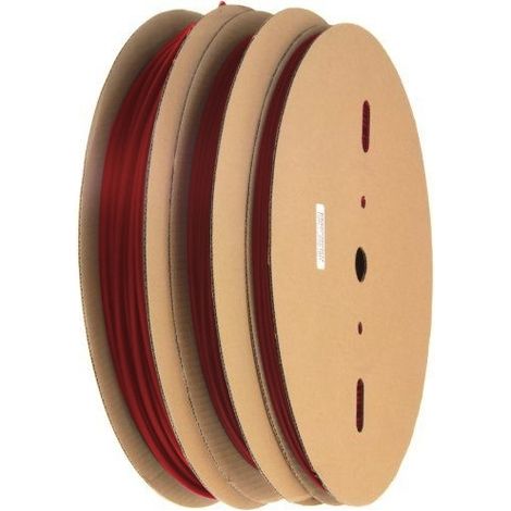 Tubo termorretráctil de 2 m, 2,5 - 1,25 mm, rojo