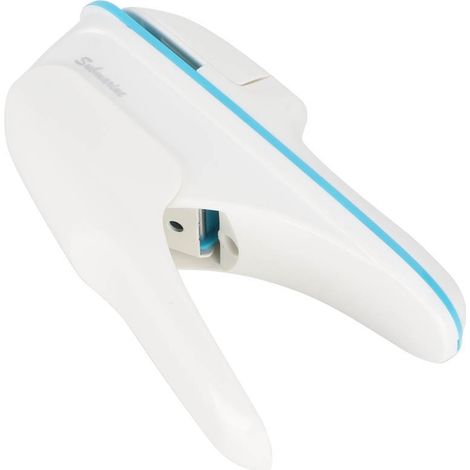 Machine à relier sans agrafes ABS, outil de reliure de livres et de papier, outil manuel de reliure sans agrafes (blanc) (1/3)