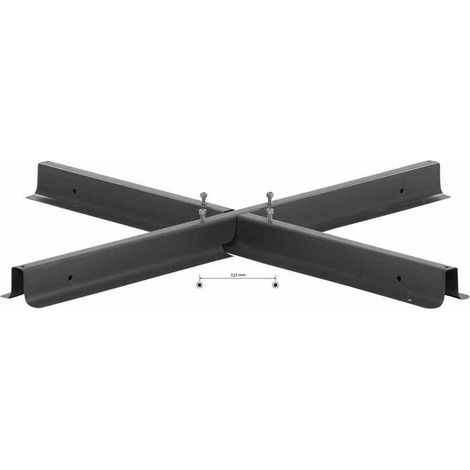 Siena Garden Schirmständer STAHLKREUZ, 4 kg, 100x100x6 cm C21165
