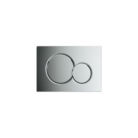 Plaque de commande WC Geberit Sigma01 – Chrome poli – Double touche 3/6L – Dimensions 247 x 165 mm – Compatible réservoirs Geberit (1/5)