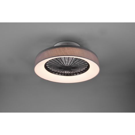 Ventilador moderno Led Light 30w Regulable Farsund Grey Trio Lighting (1/4)