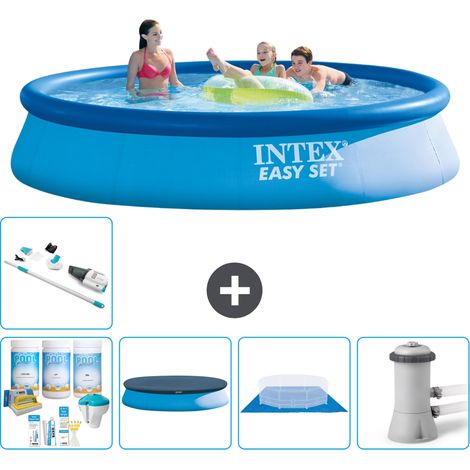 Intex Piscina Easy Set Rotonda - 396x84 cm - 7-pezzi S20173 (1/5)