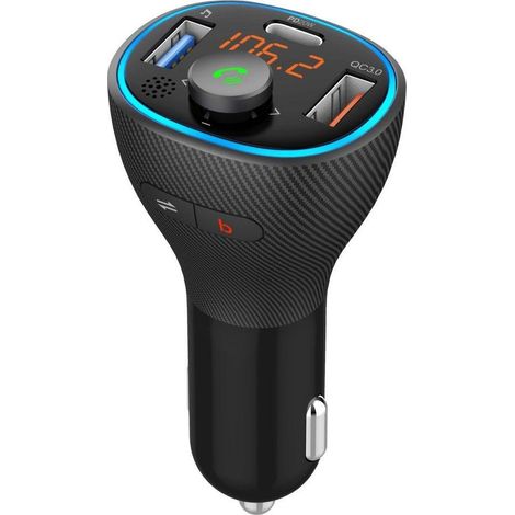 Trasmettitore FM art Bluetooth 5.0 ricarica rapida USB (1/3)
