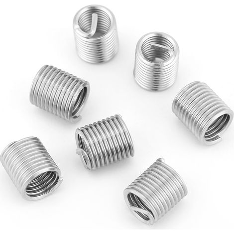 100 inserts filetés en acier inoxydable M8x1,25x2D (1/5)