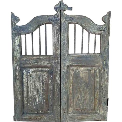 Puerta de madera acabado artesanal 80x3x103h cm