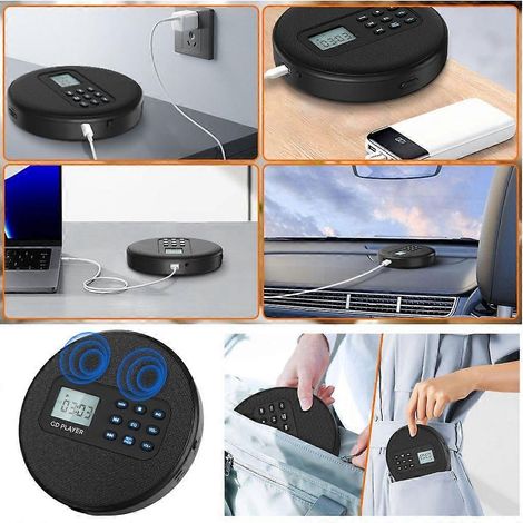 Lecteur rechargeable avec rétroéclairage des écouteurs, écran LCD pour voiture (1/4)