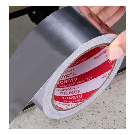 Cinta de aluminio resistente al calor - 10 mm de ancho x 20 m de largo