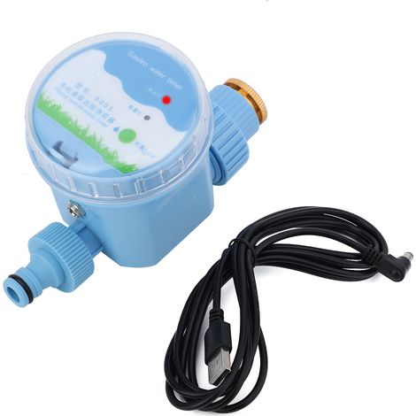 Programmeur d'arrosage WiFi automatique, contrôle via application smartphone, minuterie intelligente pour jardin pelouse balcon, ABS robuste (1/5)
