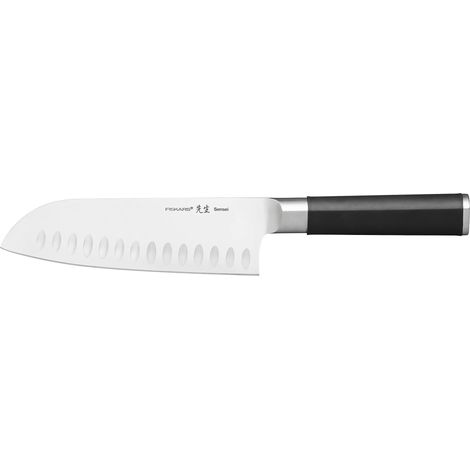 Couteau Santoku à Lame alvéolée, longueur totale : 29,5 cm (1/5)