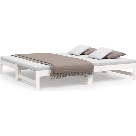 Maison Exclusive - Sofá cama extraíble madera maciza de pino blan (1/5)