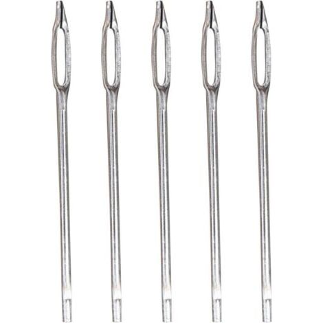 Kit de réparation de bouchon de pneu, kit de bouchon de pneu de voiture,Paquet de 5 aiguilles à œil fendu de remplacement Outil de réparation de pneus, Kit de réparation de pneus robuste, poin (1/5)