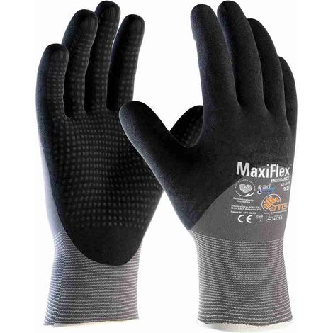 Guanti da lavoro ATG MaxiFlex 42-845 - 12 (XXXL) - Antracite (1/2)