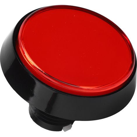 Beleuchteter, flacher, runder 60-mm-Knopf mit 3-Fuß-Schalter für Spielautomaten und Konsolen
