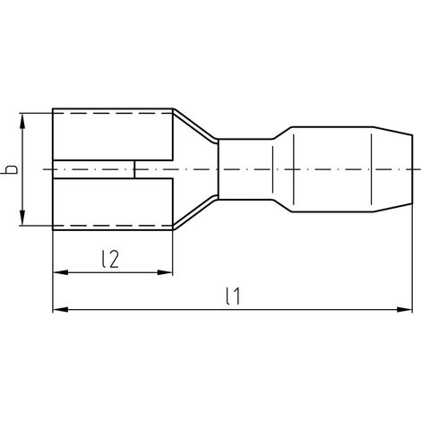 Intercable Flachsteckhülse ICIQ6912FH 4-6qmm 9,5 x 1,2 100 Stk