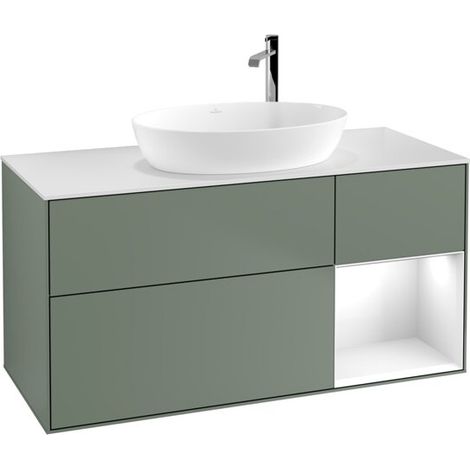 Villeroy & Boch F951GFGM Meuble sous-lavabo Finion F95 (1/2)