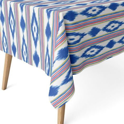 Nappe Anti-Taches pour Table rectangulaire Taille 180 x 140 cm Nappe Anti-Taches au Toucher Extra Douce et imperméable Couleur Multicolore Islas Multicolores (1/5)