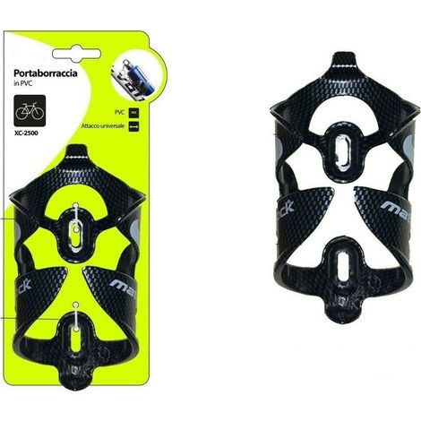 TRADE SHOP - Porta Borraccia In Pvc Attacco Universale Borracce Per Bici Bicicletta Xc-2500 -