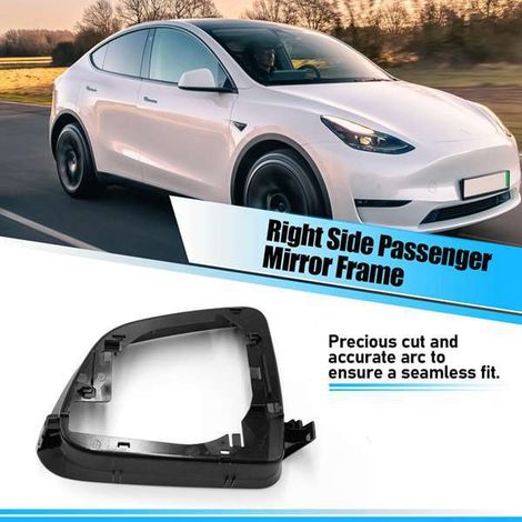 1 pair of 8202101 and 8202201 mirror frames for 2019-2023 Tesla Model Y. (1/4)