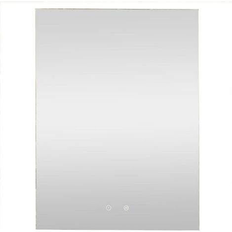 Miroir lumineux LED rectangulaire avec fonction antibuée (1/5)