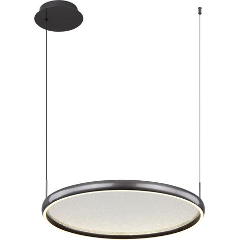 Globo - lampada a sospensione - BRIGGS - nero - metallo - luce ad