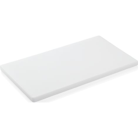 Planche à découper HACCP en Polyéthylène blanc L 600 mm l 400 mm H 20 mm - Was Germany