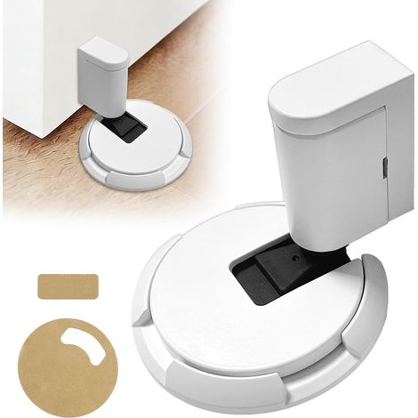 Cale Porte Sol,Bloc Porte Métallique,Réglable sans Perçage (1/4)