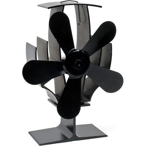 Ventilateur pour Poêle à Bois. 5 Pales 23 cm de hauteur. (1/5)