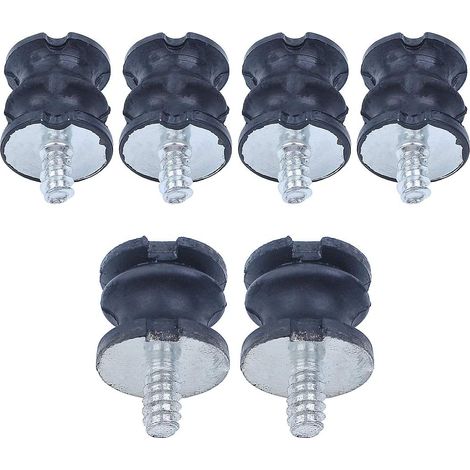 Set de 6 supports amortisseurs isolants pour HUSQVARNA 268 272 61 266 JONSERED 625 630 670, 1 set d'amortisseurs (2 grands, 4 petits) (1/5)