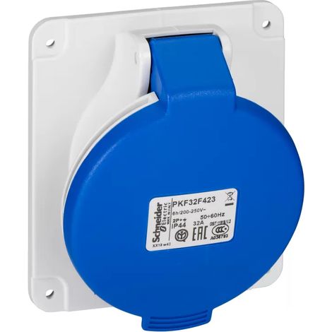 SOC PR IN 32A IP44 220 3P vis - PKF32F423 (1/2)