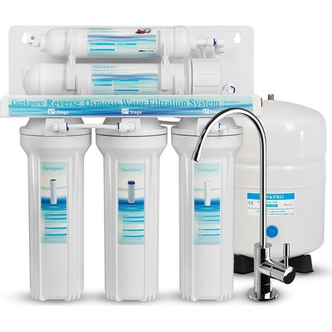 Système de filtre à eau potable RO à osmose inverse en 5 étapes-75GPD (1/5)