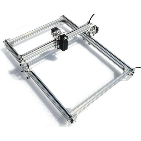 500mW Laser Engraving DIY set, petite machine de gravure de type de bureau pour le bois, certains plastiques, bambou, corne de vache, papier et autres matériaux