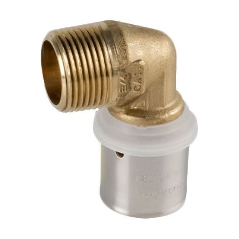 Raccordo gomito maschio 40x3,5 x 1"1/4 - Pexal Brass - raccordo a pressare VS0131027 (1/2)