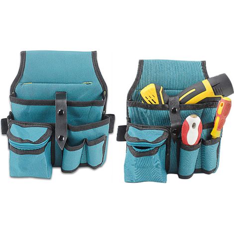 Wasserdichte Multifunktions-Gürteltasche für Elektrikerwerkzeuge, robuste Oxford-Tasche mit 104 Teilen, Werkzeugtasche für Installation und Wartung. (1/5)