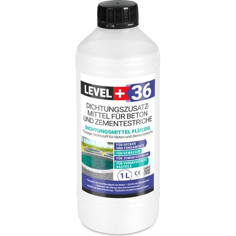 LEVEL+ Dichtsungsmittel Flüssig für Beton und Zementestriche L+36 - 1L