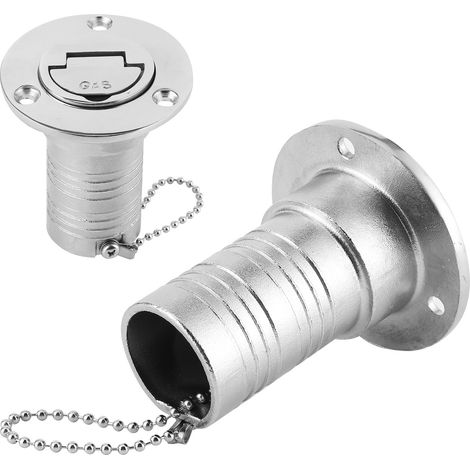 Bouchon de Remplissage Carburant Marine 316 Acier Inoxydable sans Clé pour Bateau Yacht Caravane 50mm (1/5)