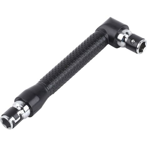Clé à douille hexagonale en L de 1/4 pouce à double tête pour embouts de tournevis Outil à main (1/5)