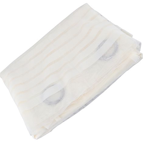 Rideau semi-transparent pour chambre ou balcon (œillets, 100 x 200 cm) (1/5)