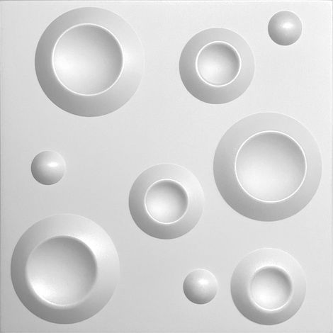 Decorazione 3D, adesivi decorativi per soggiorno e camera da letto, rivestimento murale tridimensionale in rilievo, 15 pezzi, 3030 cm, non adesivi (1/5)