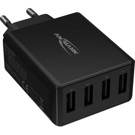 ANSMANN USB Ladegerät 30 W mit USB Schnellladung (1/5)