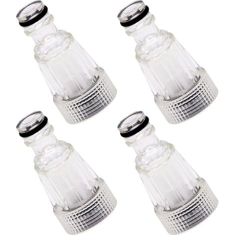 4 Pièces Filtres de l'eau pour Nettoyeur Haute Pression, Filtre à Eau pour Tuyau d'arrosage, Pompe, Jardin, Accessoires pour Nettoyeurs Haute Pression (1/4)