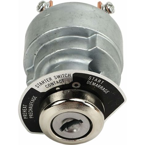 Interrupteur d'allumage 183827, interrupteur à clé de démarreur pour moteur Kubota D722 D902 D1005 D1105 D1305 V1205 V1305 V1505 (1/4)