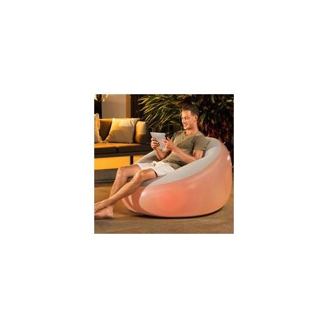 Fauteuil Gonflable 102 x 97 x 71 cm avec lumière LED