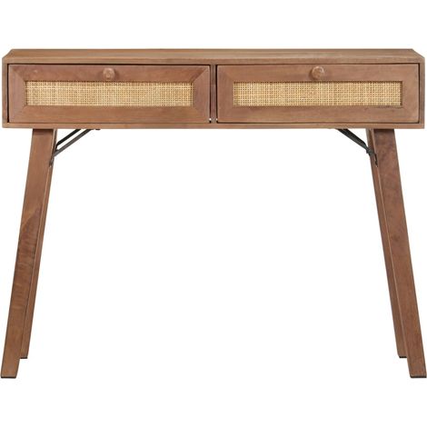 Maison Exclusive - Tavolo Consolle 100x35x76 cm in Legno Massello di Mango